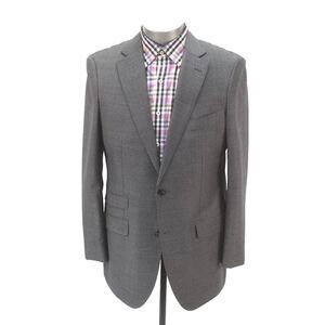 gray Suitsupply sienna blazer jacket sport suit coat italian fabric slim 44 L